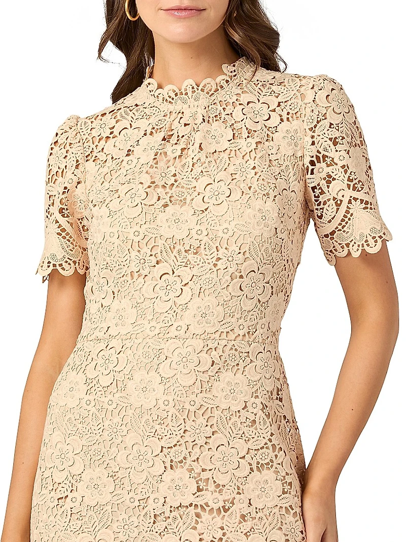 Vivienne Lace Midi-Dress