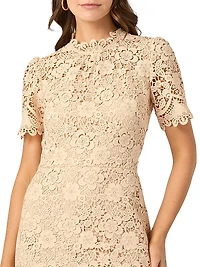 Vivienne Lace Midi-Dress