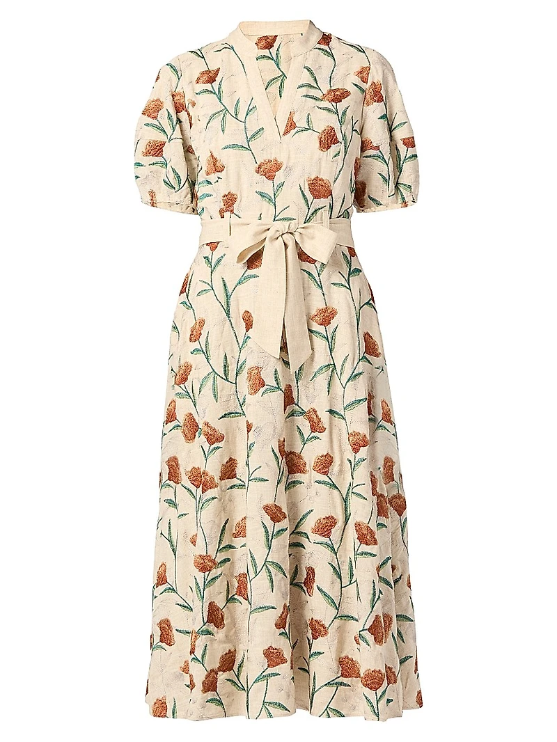 Willow Floral Midi-Dress