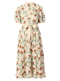 Willow Floral Midi-Dress