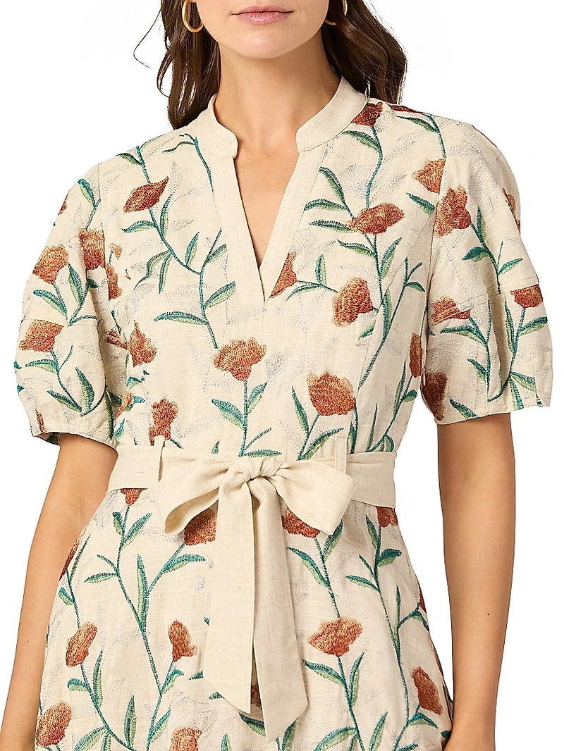Willow Floral Midi-Dress