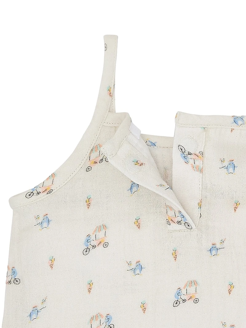 Baby Girl's Penguin Pints Tank Top & Bloomers Set