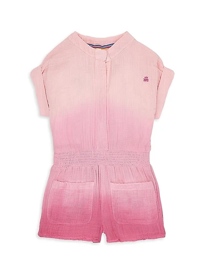 Little Girl's & Ombre Gauze Romper
