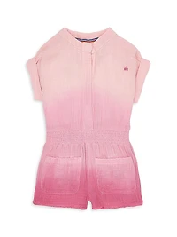 Little Girl's & Ombre Gauze Romper