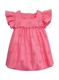 Little Girl's & Eyelet Cotton Dress