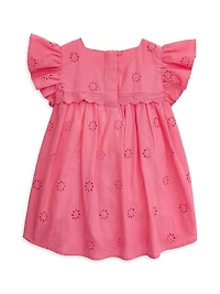 Little Girl's & Eyelet Cotton Dress