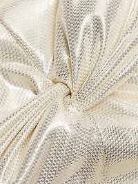 Gisela Metallic Silk-Blend Minidress