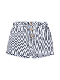 Little Boy's & Chambray Cotton Magnetic Chino Shorts