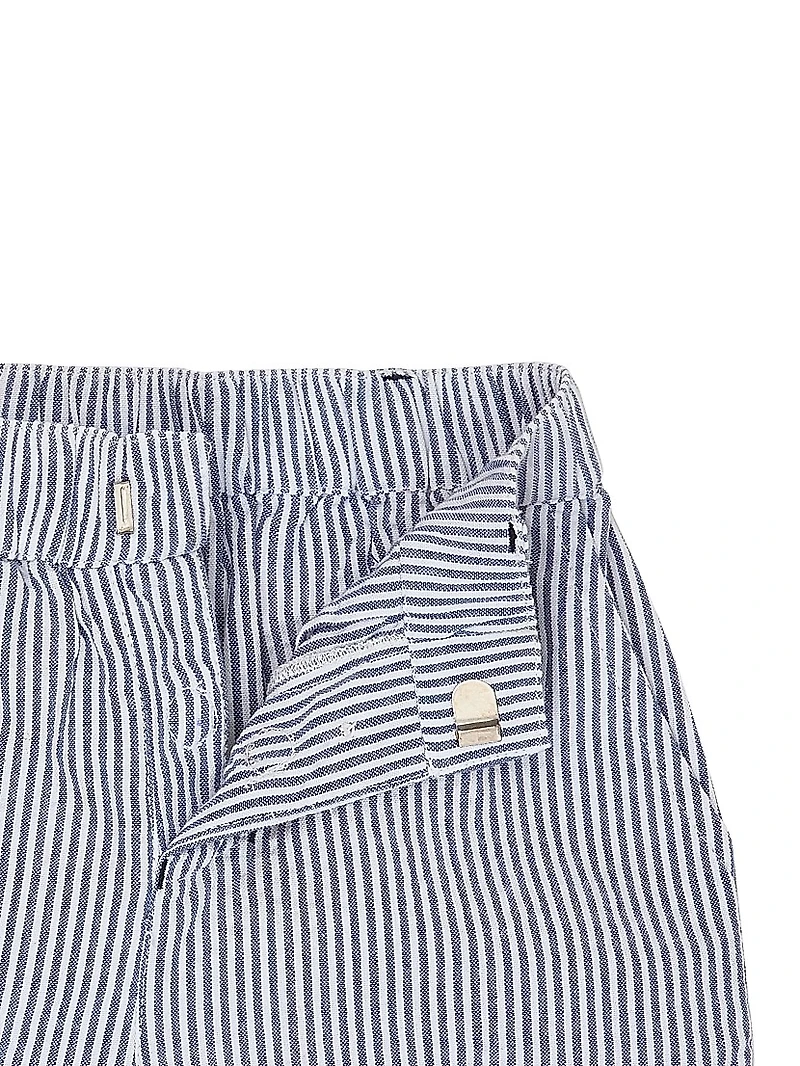 Little Boy's & Chambray Cotton Magnetic Chino Shorts