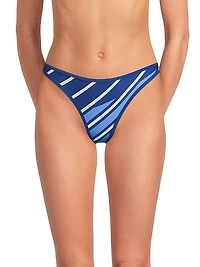 The Tati Striped Bikini Bottom