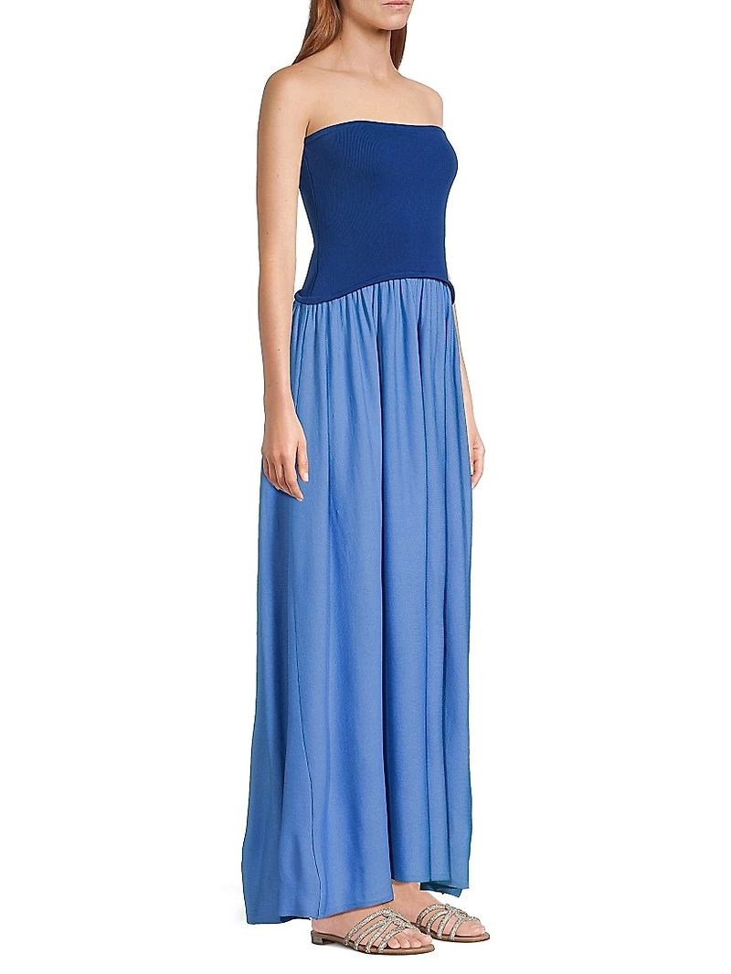 Soglio Strapless Midi-Dress