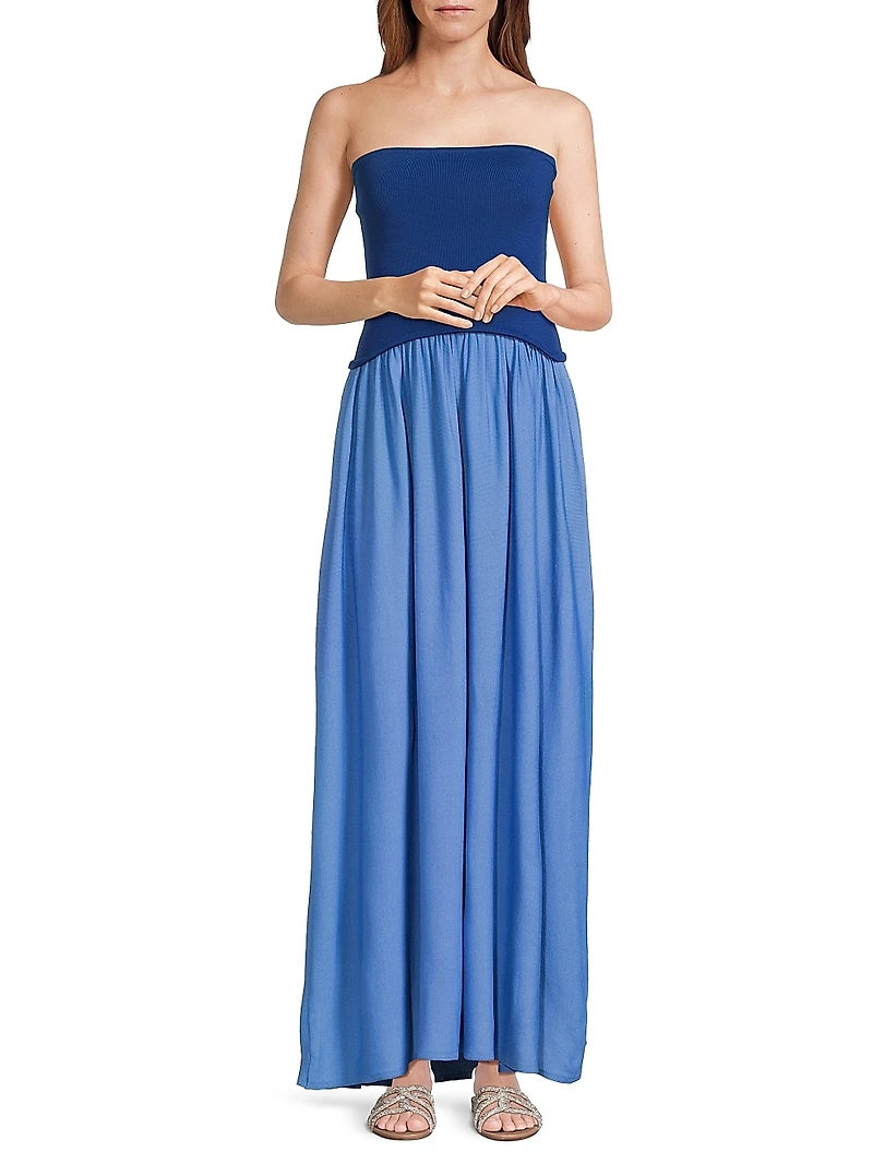 Soglio Strapless Midi-Dress
