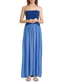 Soglio Strapless Midi-Dress