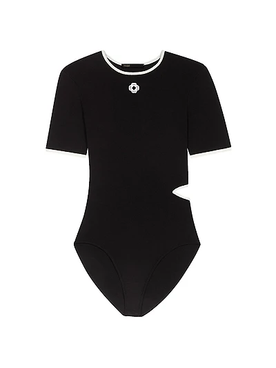 Openwork Knit Bodysuit