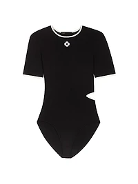 Openwork Knit Bodysuit