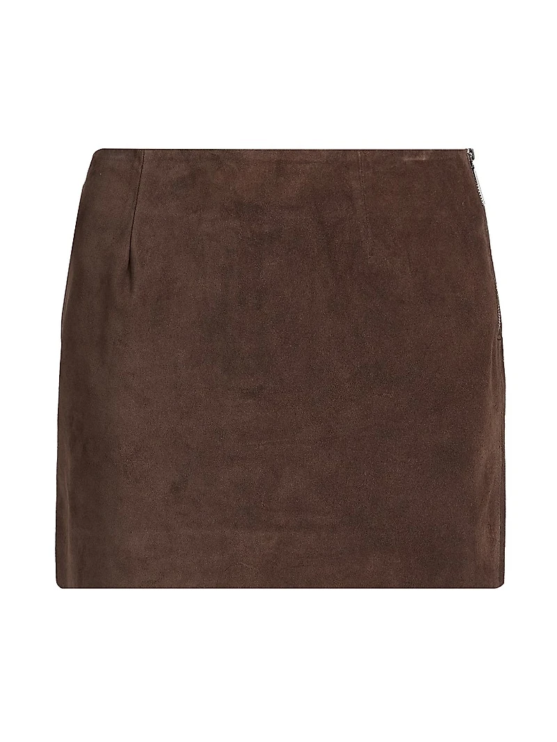 Haile Suede Miniskirt