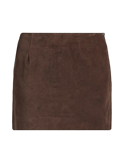 Haile Suede Miniskirt