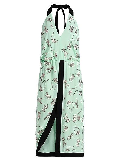 Vana Halterneck Midi-Dress