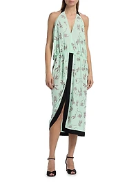 Vana Halterneck Midi-Dress