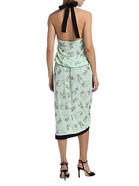 Vana Halterneck Midi-Dress