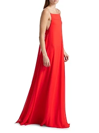 Febe Open-Back Gown