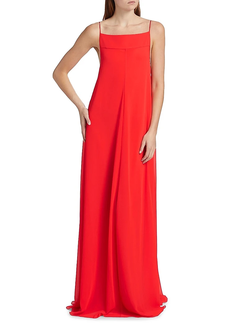 Febe Open-Back Gown