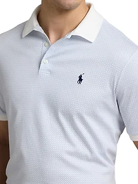 Classic-Fit Print Soft Cotton Polo Shirt