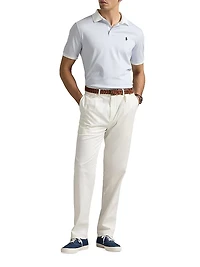 Classic-Fit Print Soft Cotton Polo Shirt