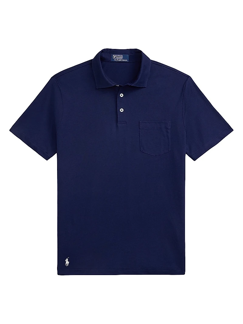 Standard-Fit Lisle Polo Shirt