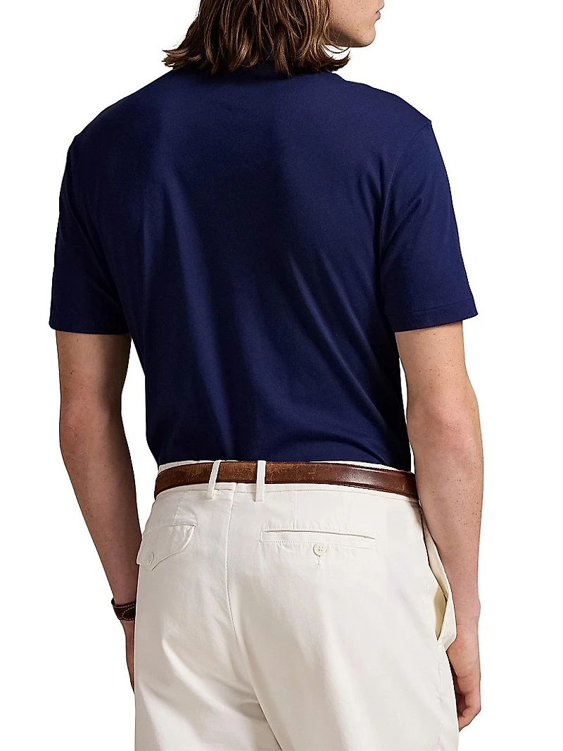 Standard-Fit Lisle Polo Shirt