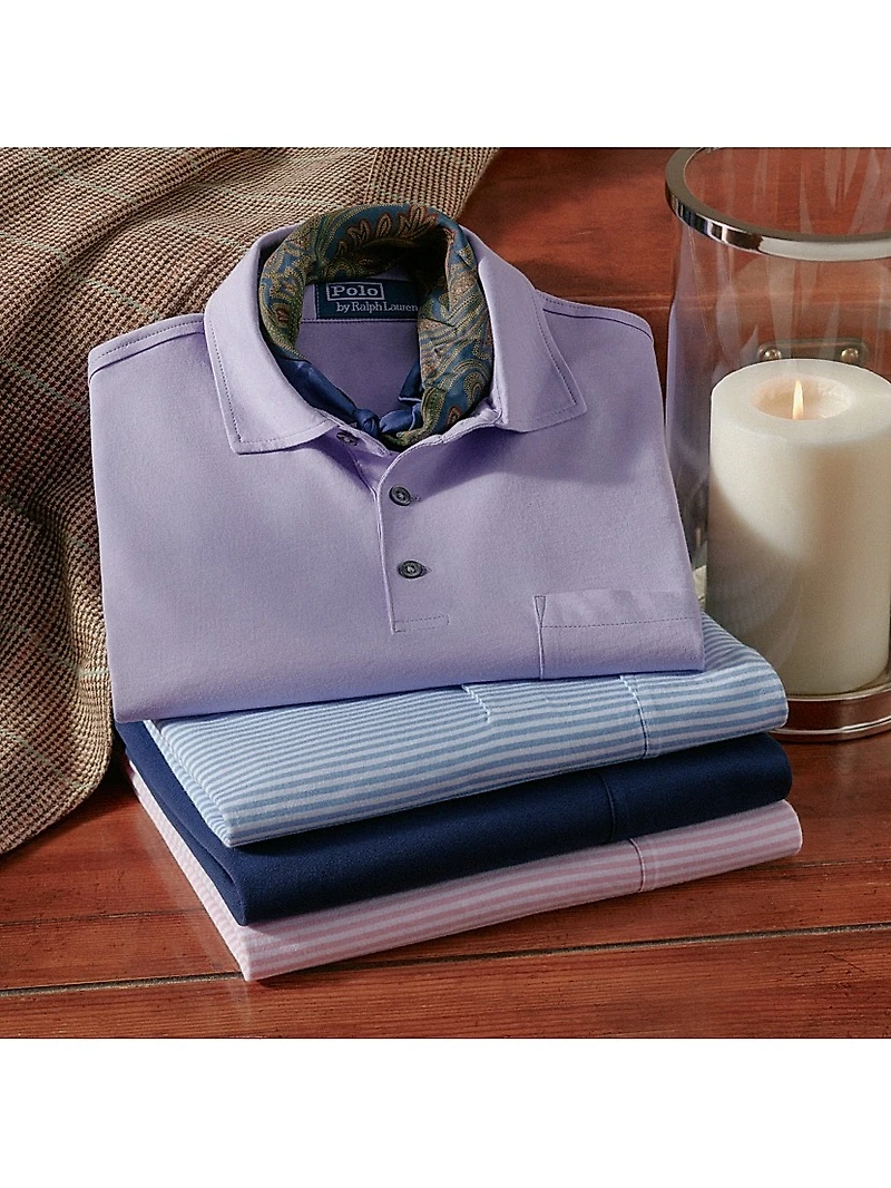 Standard-Fit Lisle Polo Shirt