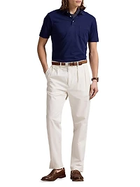 Standard-Fit Lisle Polo Shirt