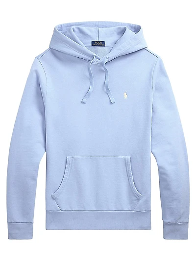 Vintage-Inspired Loopback Fleece Hoodie