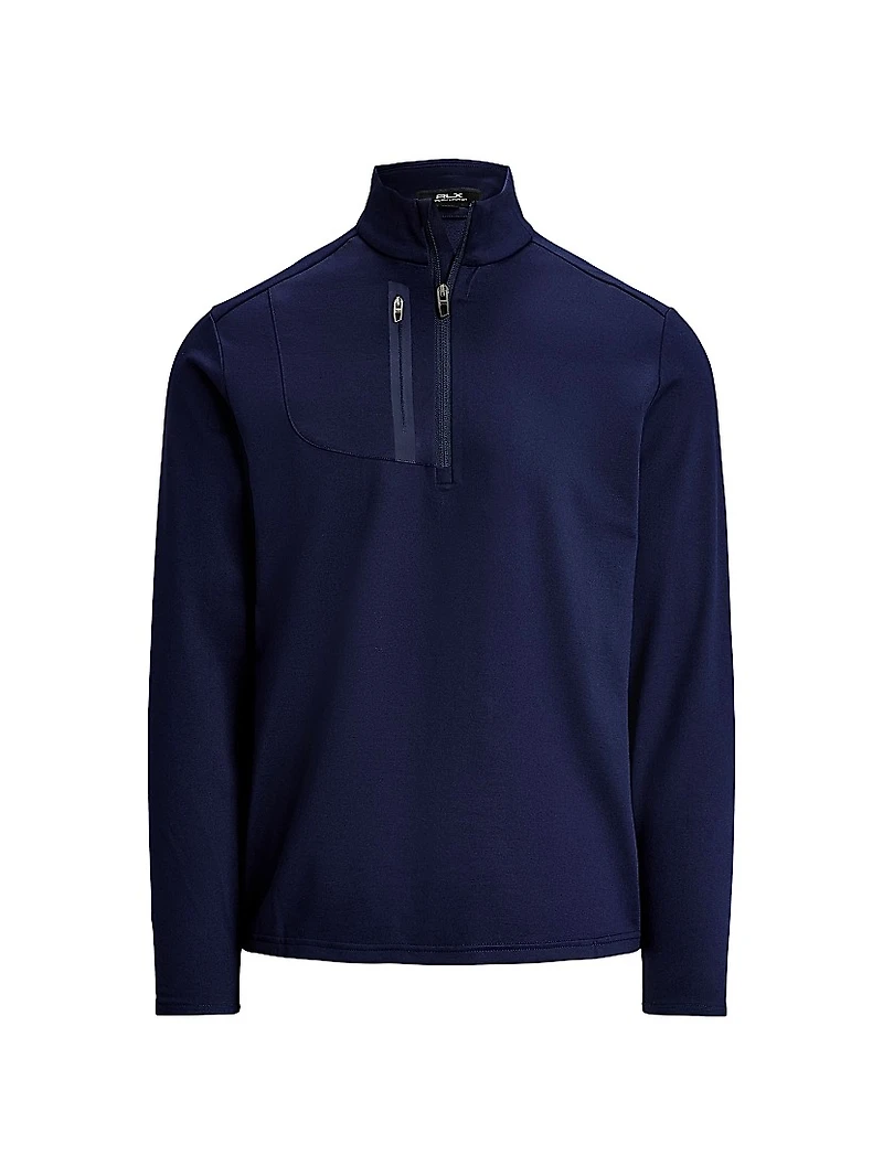 Stretch Jersey Half-Zip Pullover