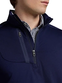 Stretch Jersey Half-Zip Pullover