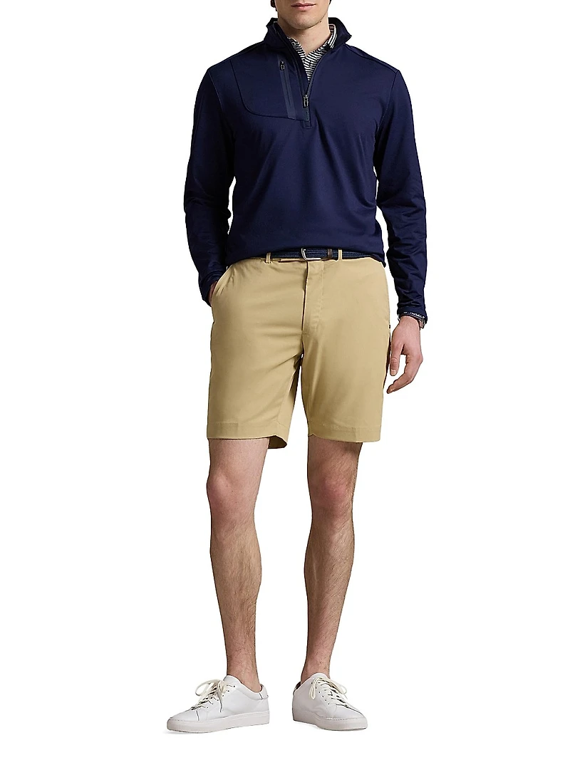 Stretch Jersey Half-Zip Pullover