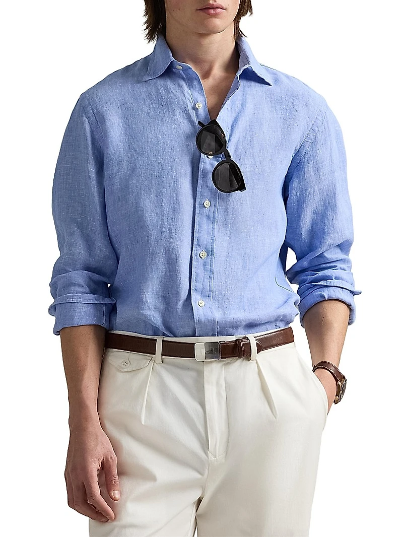 Classic-Fit Linen Shirt