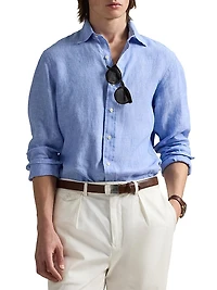 Classic-Fit Linen Shirt