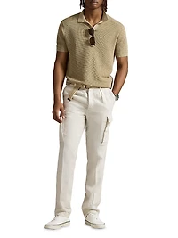 Lateef Slim-Tapered-Fit Linen Cargo Pants
