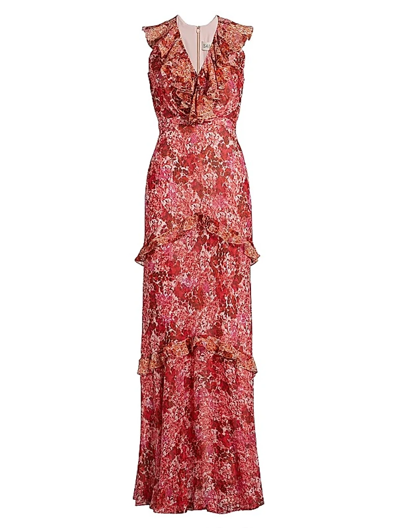 Rita Silk Maxi Dress