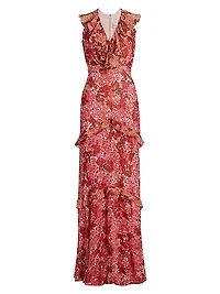 Rita Silk Maxi Dress