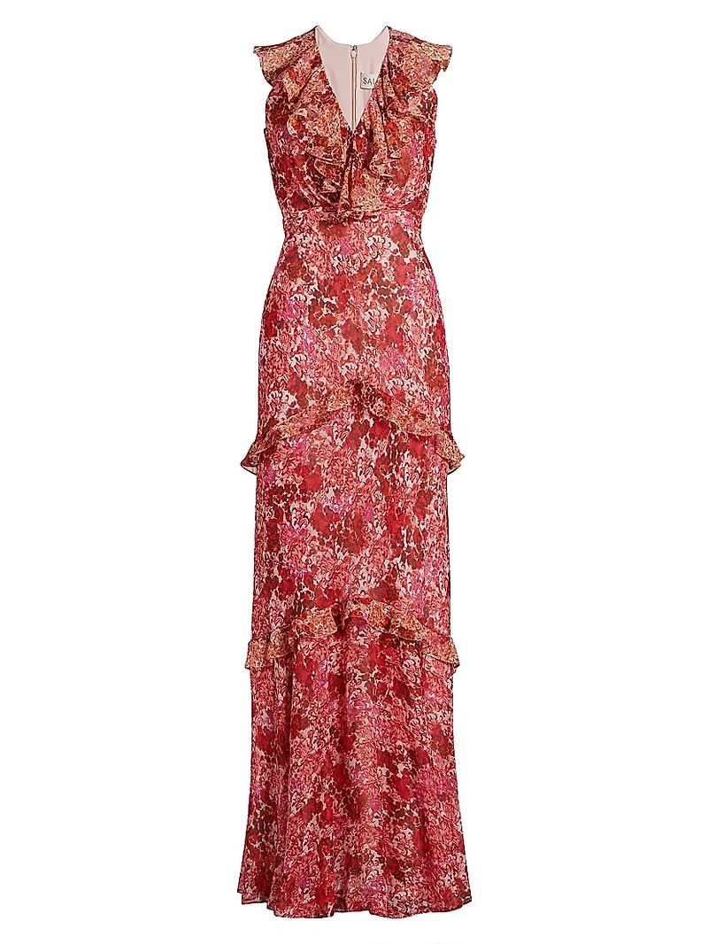 Rita Silk Maxi Dress