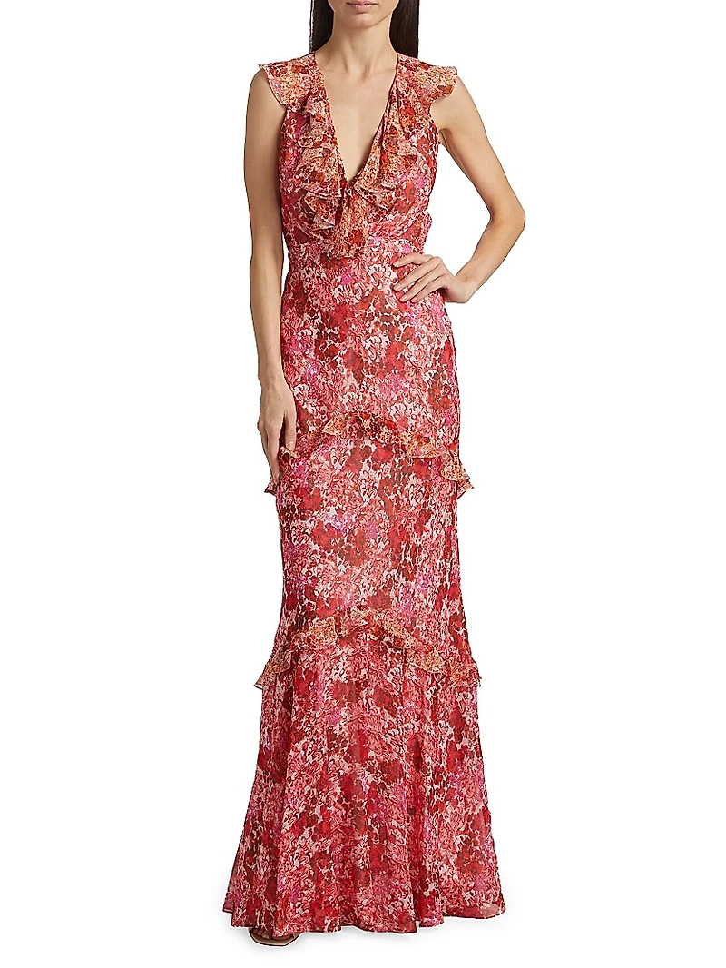 Rita Silk Maxi Dress