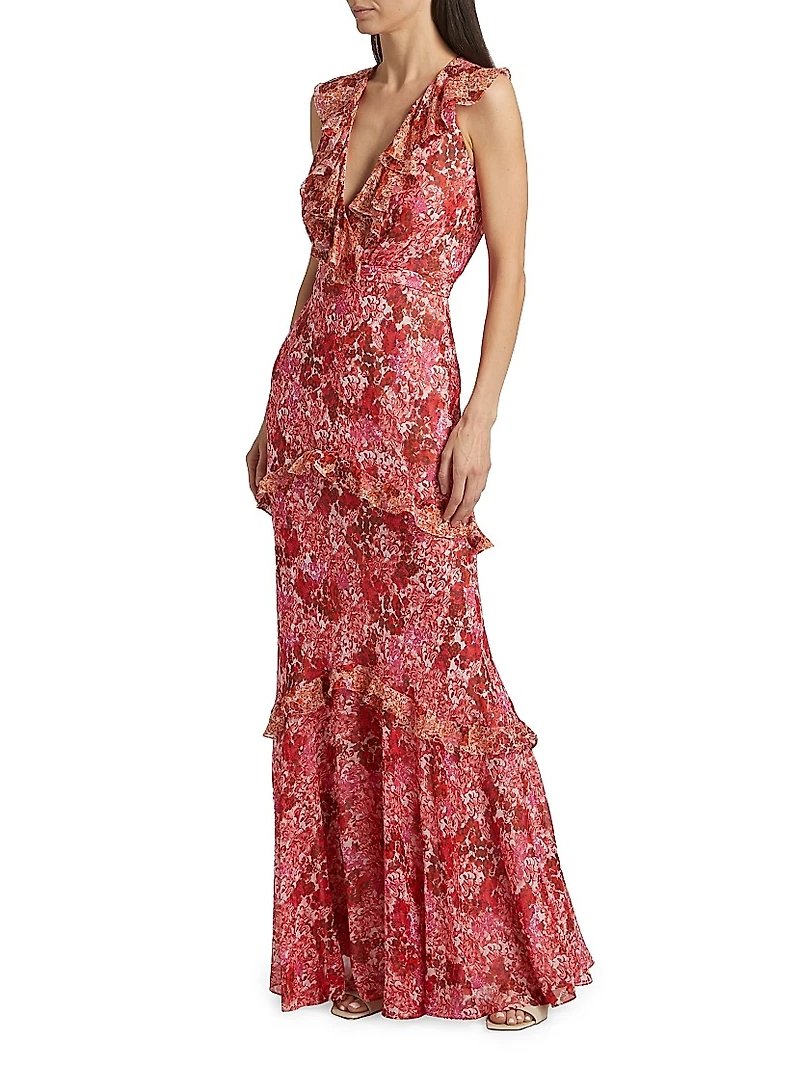 Rita Silk Maxi Dress