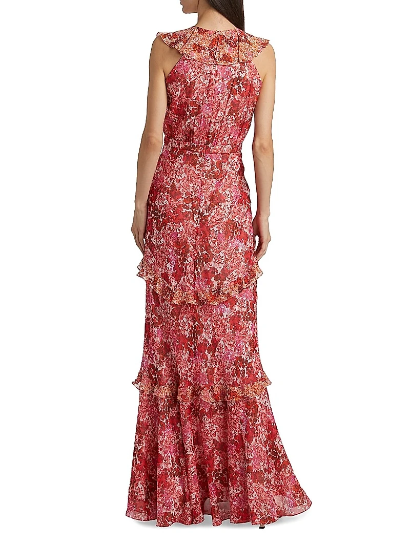 Rita Silk Maxi Dress