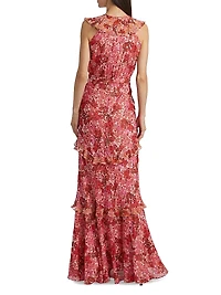 Rita Silk Maxi Dress