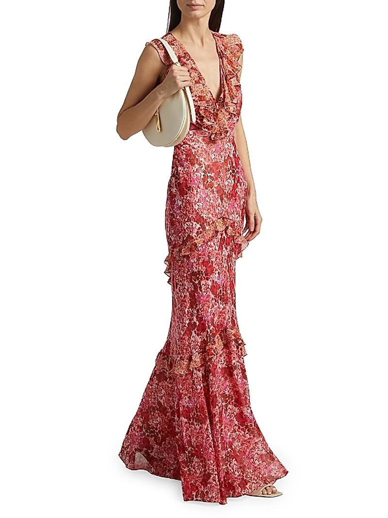 Rita Silk Maxi Dress