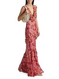 Rita Silk Maxi Dress
