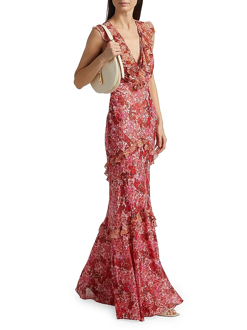 Rita Silk Maxi Dress