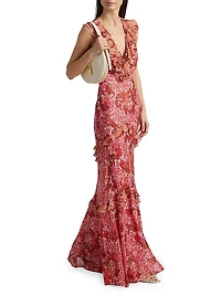 Rita Silk Maxi Dress